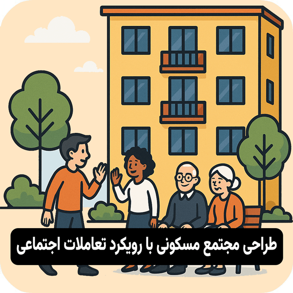 طراحی مجتمع مسکونی با رویکرد تعاملات اجتماعی